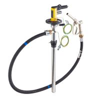 Pump Set for residual emptying - solvent